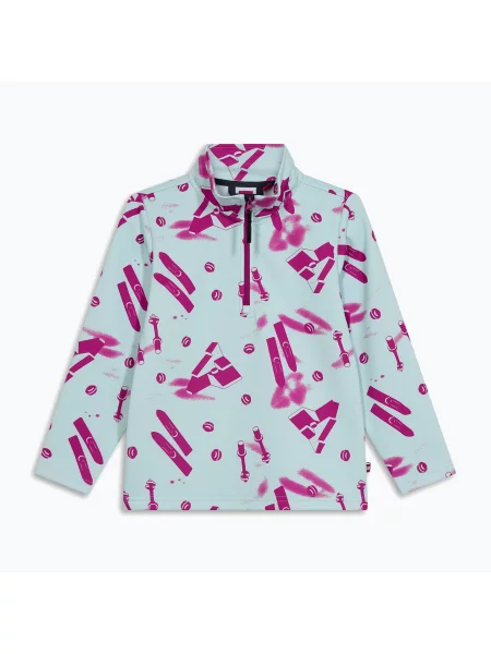 Gyerek polár pulóver LEGO Lwsian Fleece fuchsia. Méret: kék