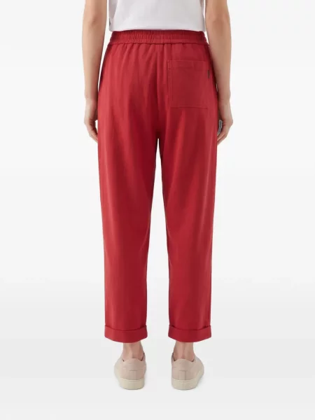 Pantaloni Brunello Cucinelli roșu