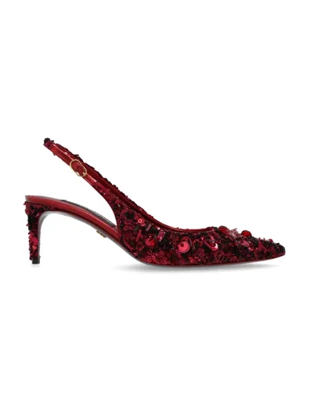 Czółenka Dolce And Gabbana czerwona