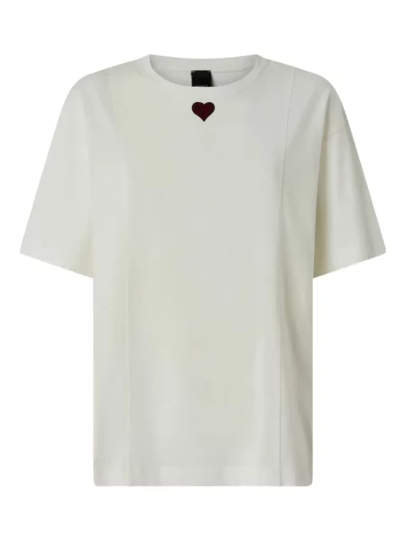 Tricou Pinko cu motiv cu inimi