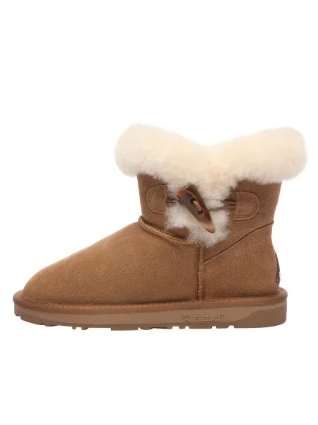 Volnene škornji Everau bela