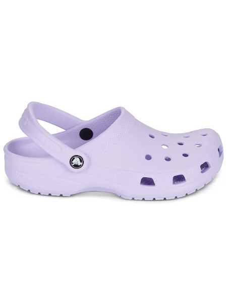 Klasické pantofle Crocs fialové