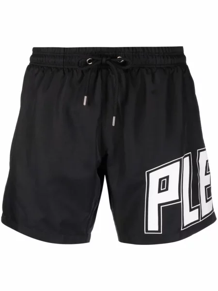 Slip de baie Philipp Plein cu imagine negru