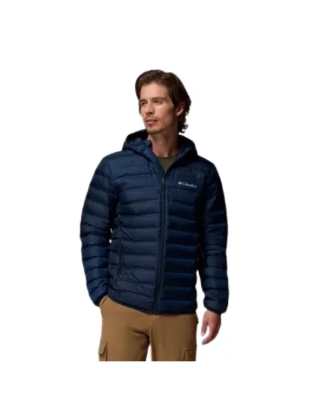 Kurtka puchowa Columbia Lake 22 II Down Hooded collegiate navy granatowa