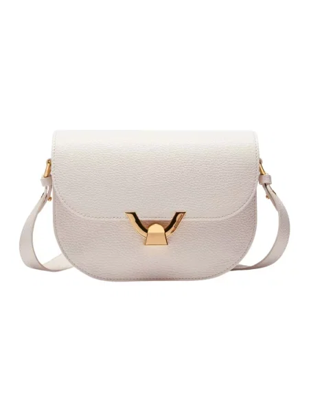 Torebka skórzana Coccinelle skórzana biała