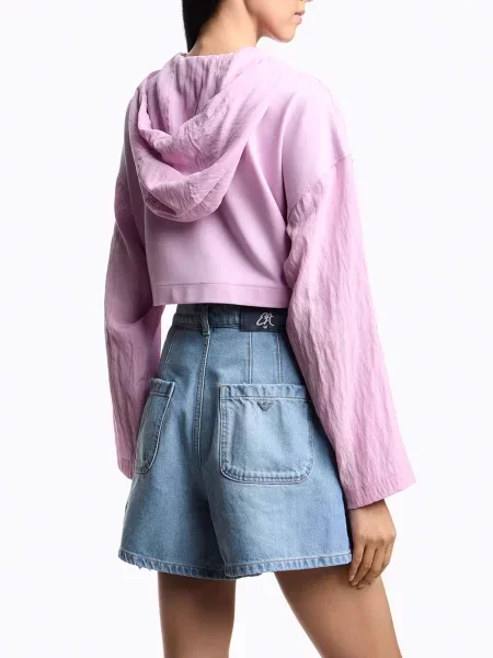 Джинсовые шорты Emporio Armani голубые