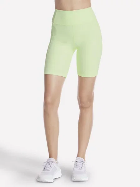 Велосипедки Skechers Go Flex Rib High Waisted 8 Inch Bike світло-зелений нейлон/спандекс зелені