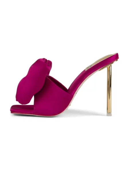 Klapki mules Jeffrey Campbell zamszowe różowe
