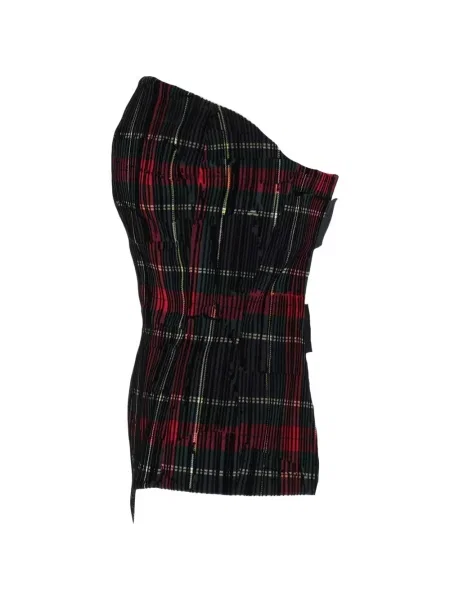 Καρό τοπ Shirtaporter με σχέδιο μπλε