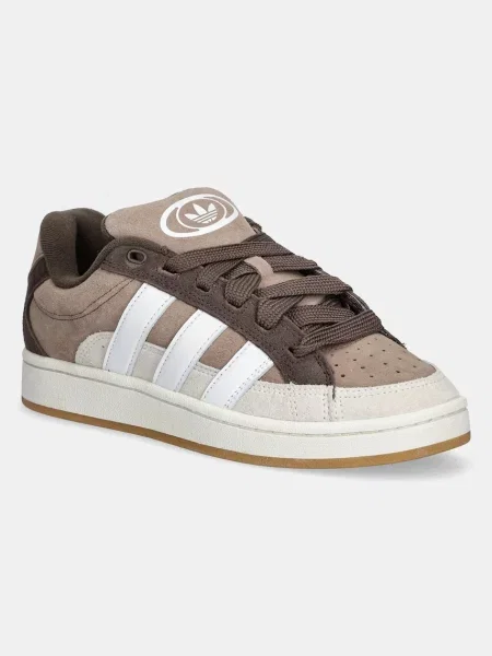 Велурени маратонки adidas Originals Campus Beta кафяво