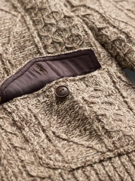 Плетена жилетка Ralph Lauren Rrl кафяво