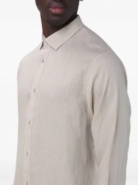 Lung cămașă Emporio Armani de in