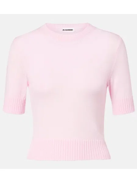 Pulover Jil Sander de lână roz