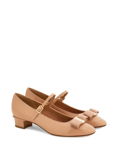 Pantofi cu toc Ferragamo cu funde