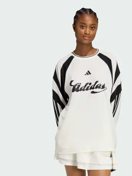 Лонгслів adidas Tiro перероблений білий