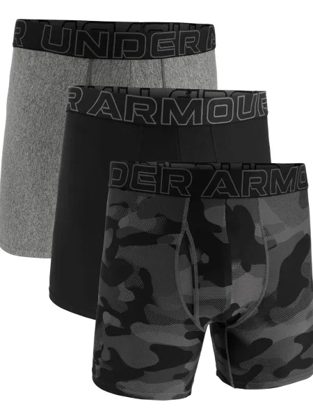 UNDER ARMOUR Boxerky šedá černá