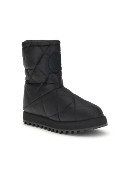 Botki Dolce And Gabbana z nadrukiem czarne