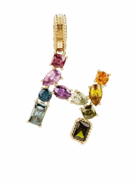 Pandantiv Dolce & Gabbana Rainbow cu strasuri galben