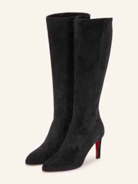 Christian Louboutin Kozačky Fannylove černá