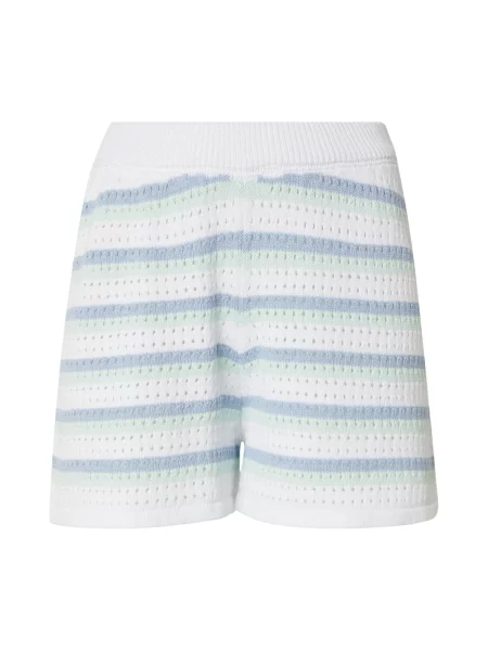 AMALY Pantaloni albastru / verde alb