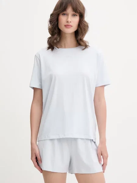 BOSS tričko s CI T-Shirt modré