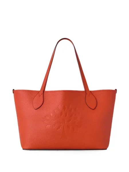 Geantă shopper Mulberry din piele portocaliu