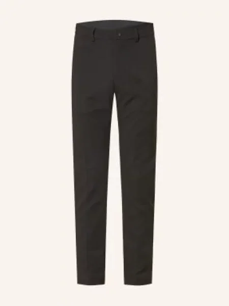 Boss Spodnie Golfowe Goc Regular Fit schwarz czarne