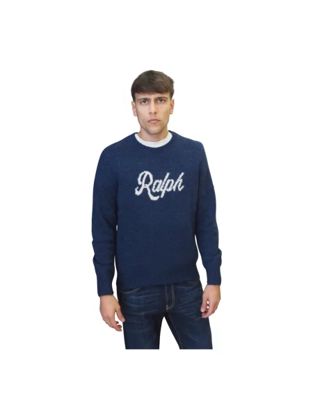 Sweter Ralph Lauren wełniany niebieski