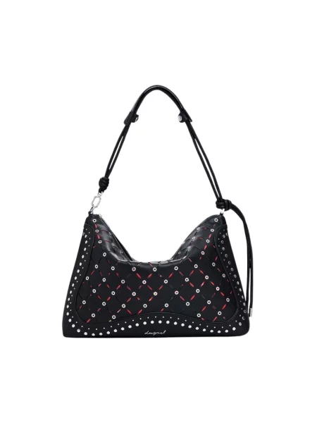 Desigual torebka YANKEE LEIRIA MINI BL czarny brązowa