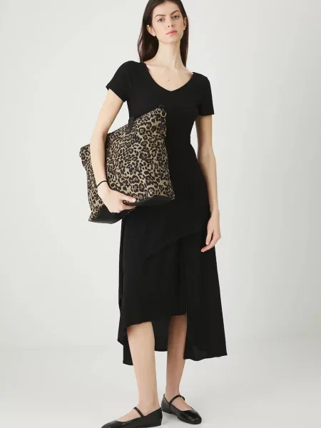 Спідниця Medicine midi розкльошена чорний