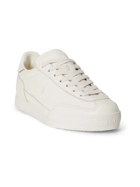 Sneakerși Polo Ralph Lauren din piele alb