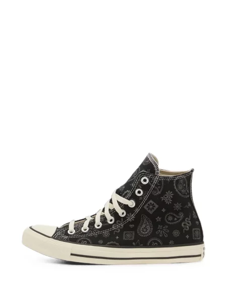 Sneakerși Converse Chuck Taylor All Star cu imagine cu model paisley negru