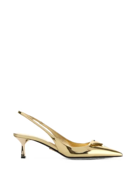 Pantofi cu toc Prada slingback cu autograf