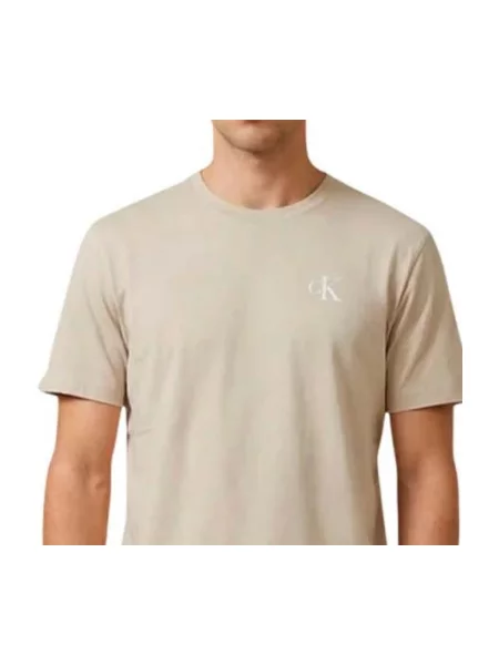 Tricou Calvin Klein Jeans maro
