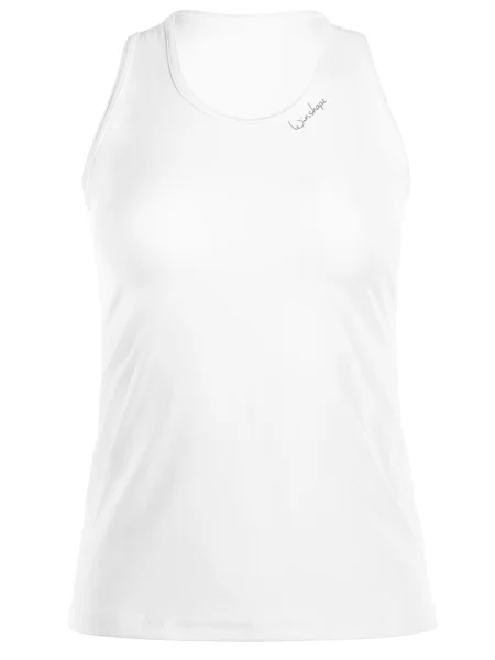 Winshape Sport top negru / natural alb