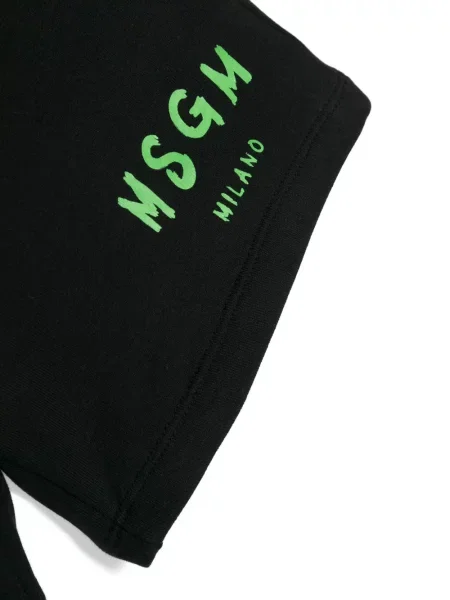 Szorty dziecięce Msgm czarne