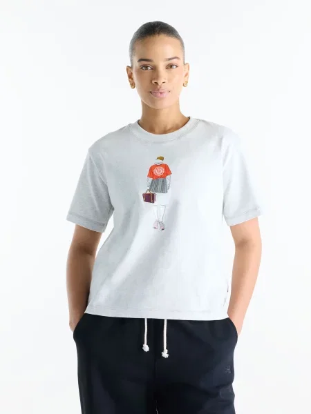 Футболка New Balance білий