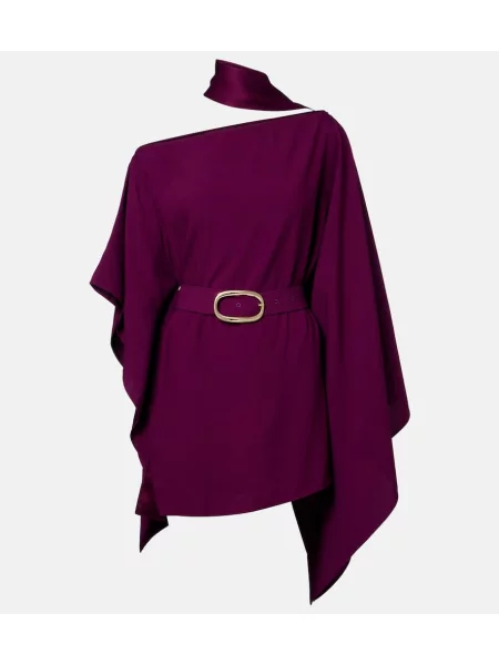 Rochie Taller Marmo cu un umăr gol violet