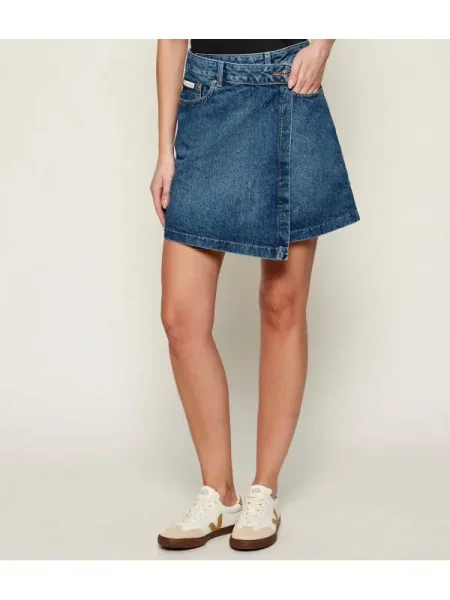 Calvin Klein Jeans De blugi fustă COLD SPRIN albastru