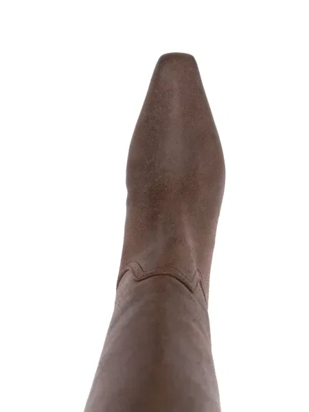 Botine Paris Texas din piele maro