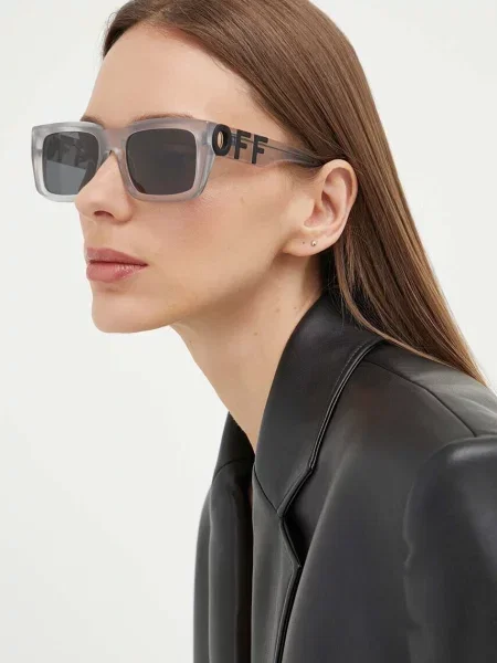 Off-White Ochelari de soare Gri alb