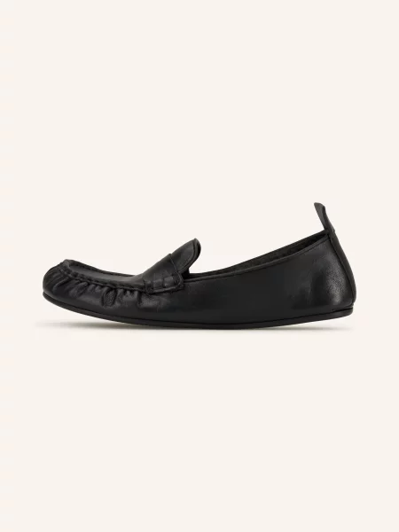 Acne Studios Penny Loafers černá