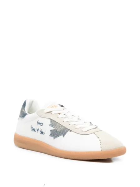 Sneakerși Dsquared2 cu imagine alb