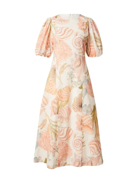Rich & Royal Rochie deschis / verde deschis / corai / portocaliu pastel albastru