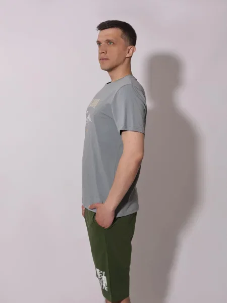 Футболка Beki серая