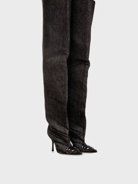 Ботфорты Diesel черные