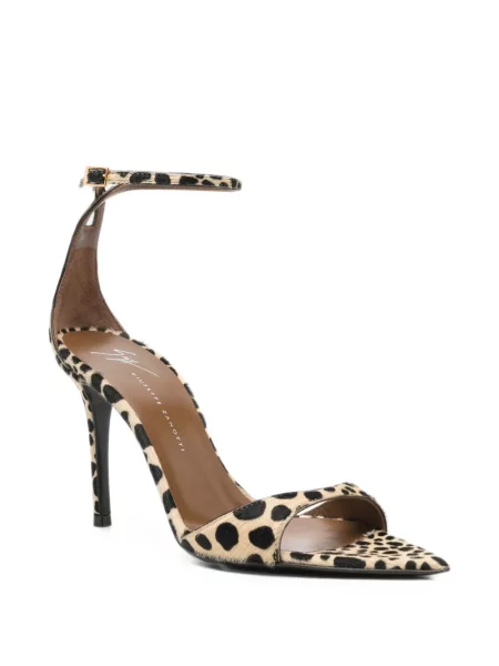 Sandale Giuseppe Zanotti cu imagine cu model leopard