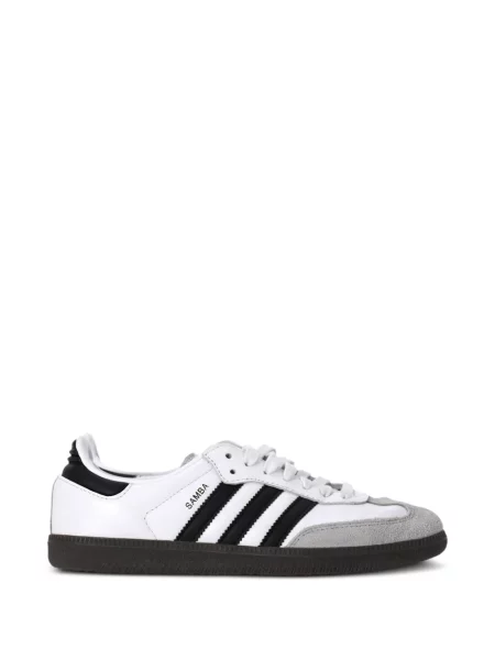 Sneakerși Adidas Samba din piele alb