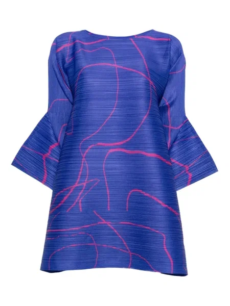 Rochie Pleats Please Issey Miyake de costum albastru
