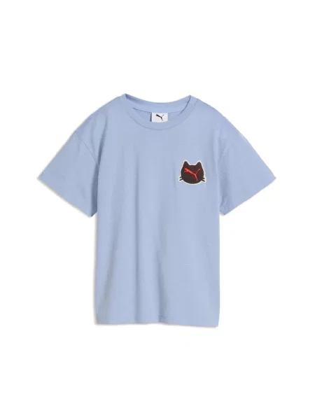 PUMA koszulka Imaginary Friend Relaxed Badge Akcesoria niebieski